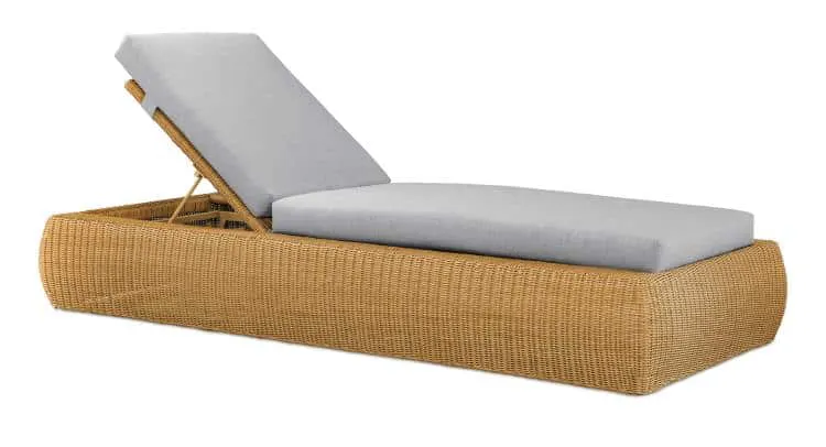 Century D8A-3501-V1 Wade Poolside Wicker Chaise Century D8A-3501-V1 Wade Poolside Wicker Chaise