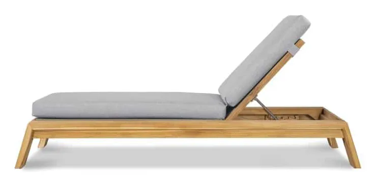 Century D8A-3503-V1 Solera Poolside Teak Chaise Century D8A-3503-V1 Solera Poolside Teak Chaise