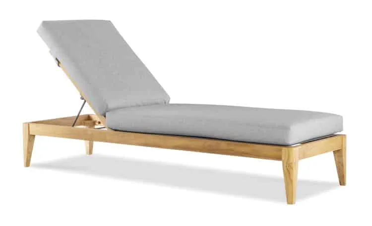 Century D8A-3504-V1 Veluna Poolside Teak Chaise