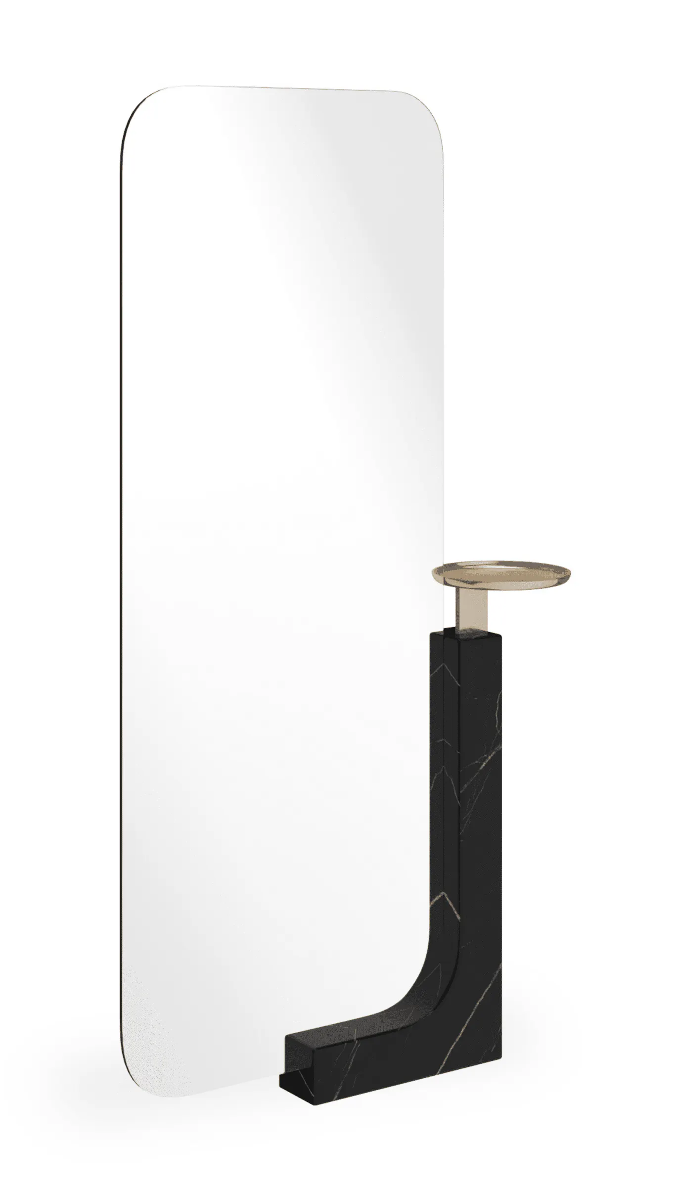 Caracole CLA-425V-042 Overlap Floor Mirror Dark