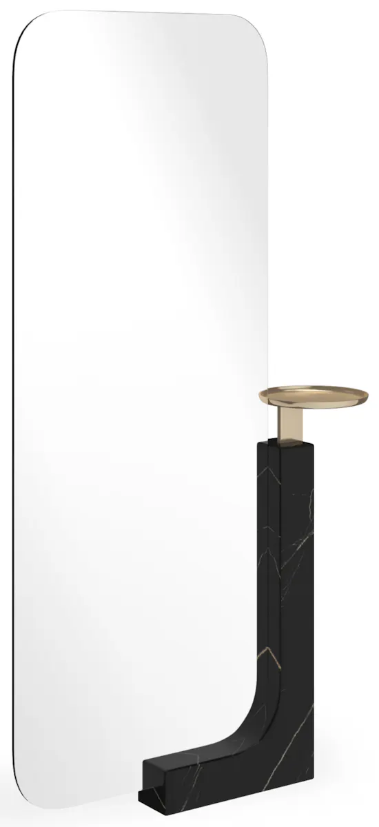 Caracole CLA-425V-042 Overlap Floor Mirror Dark Caracole CLA-425V-042 Overlap Floor Mirror Dark