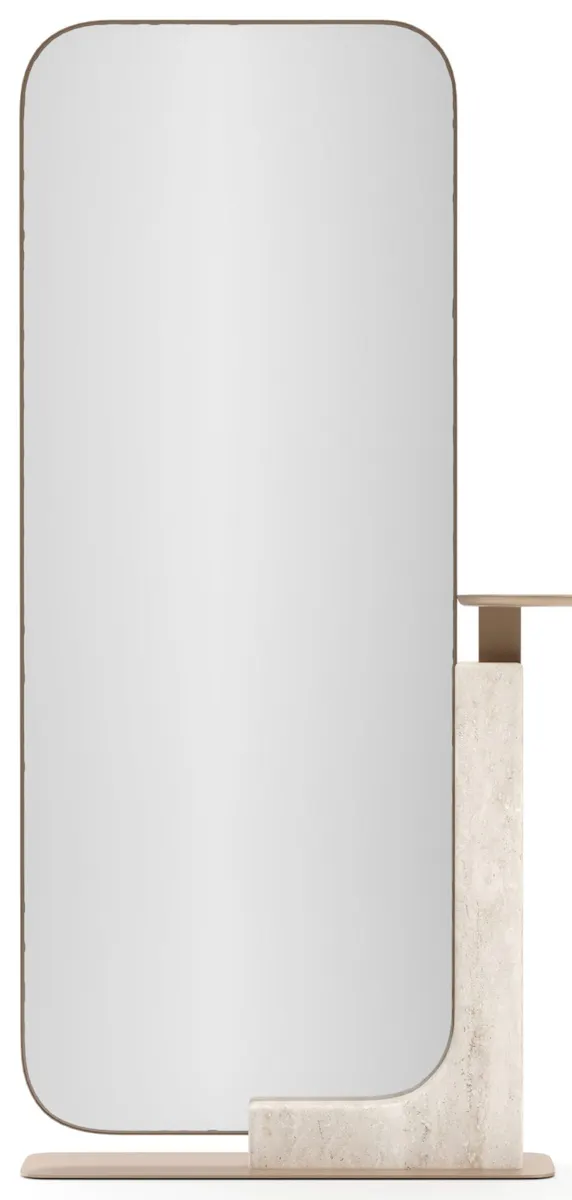 Caracole CLA-425V-044 Overlap Floor Mirror Light Caracole CLA-425V-044 Overlap Floor Mirror Light