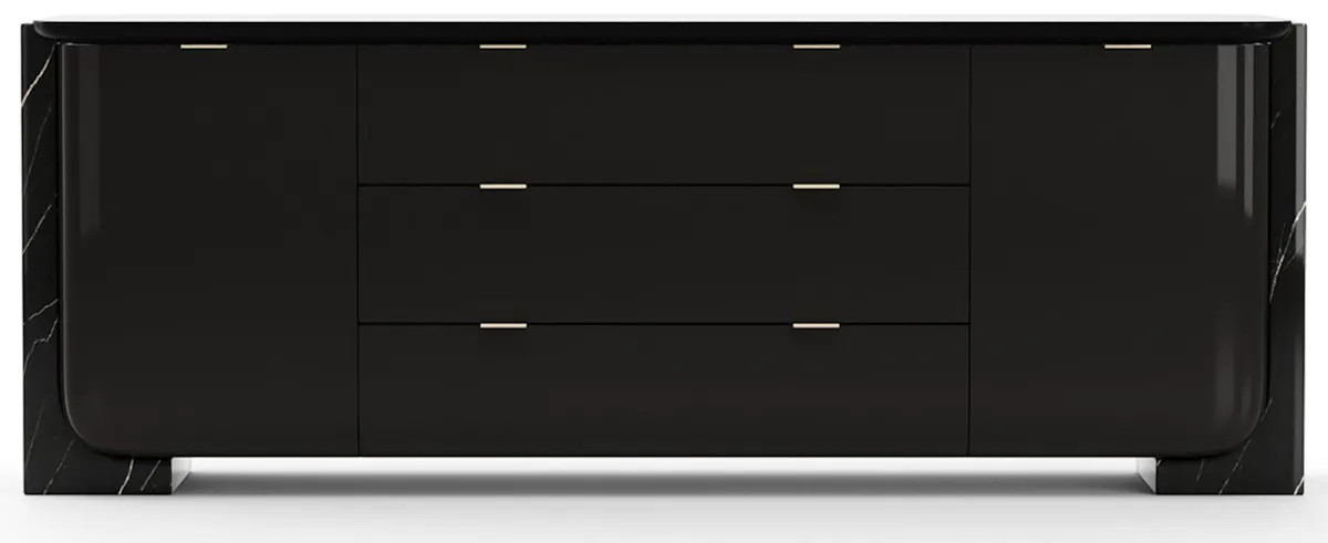 Caracole CLA-425V-254 Overlap Sideboard Dark Caracole CLA-425V-254 Overlap Sideboard Dark