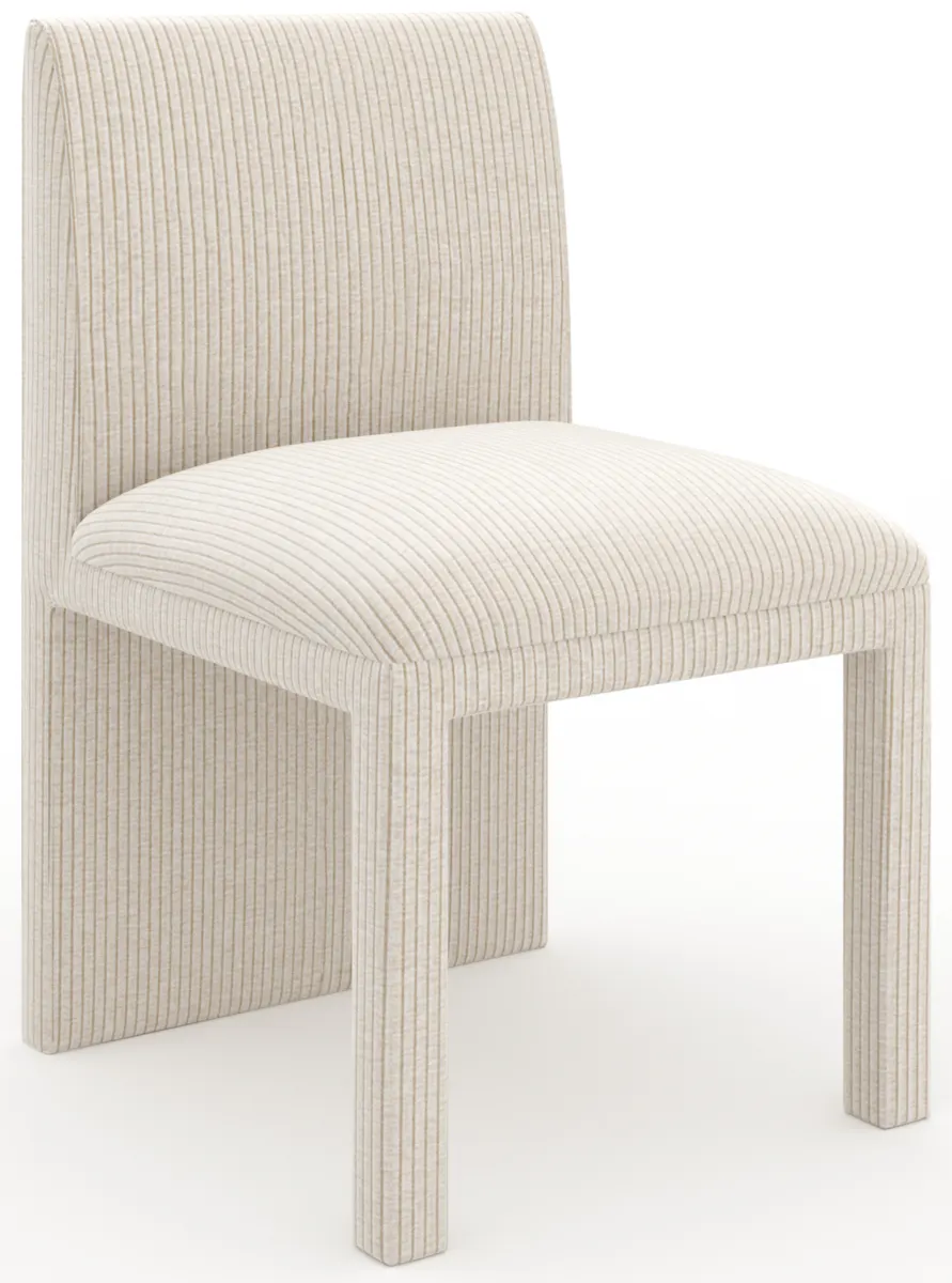 Caracole CLA-425V-291B Precipice Uph Dining Chair Oatmeal Caracole CLA-425V-291B Precipice Uph Dining Chair Oatmeal