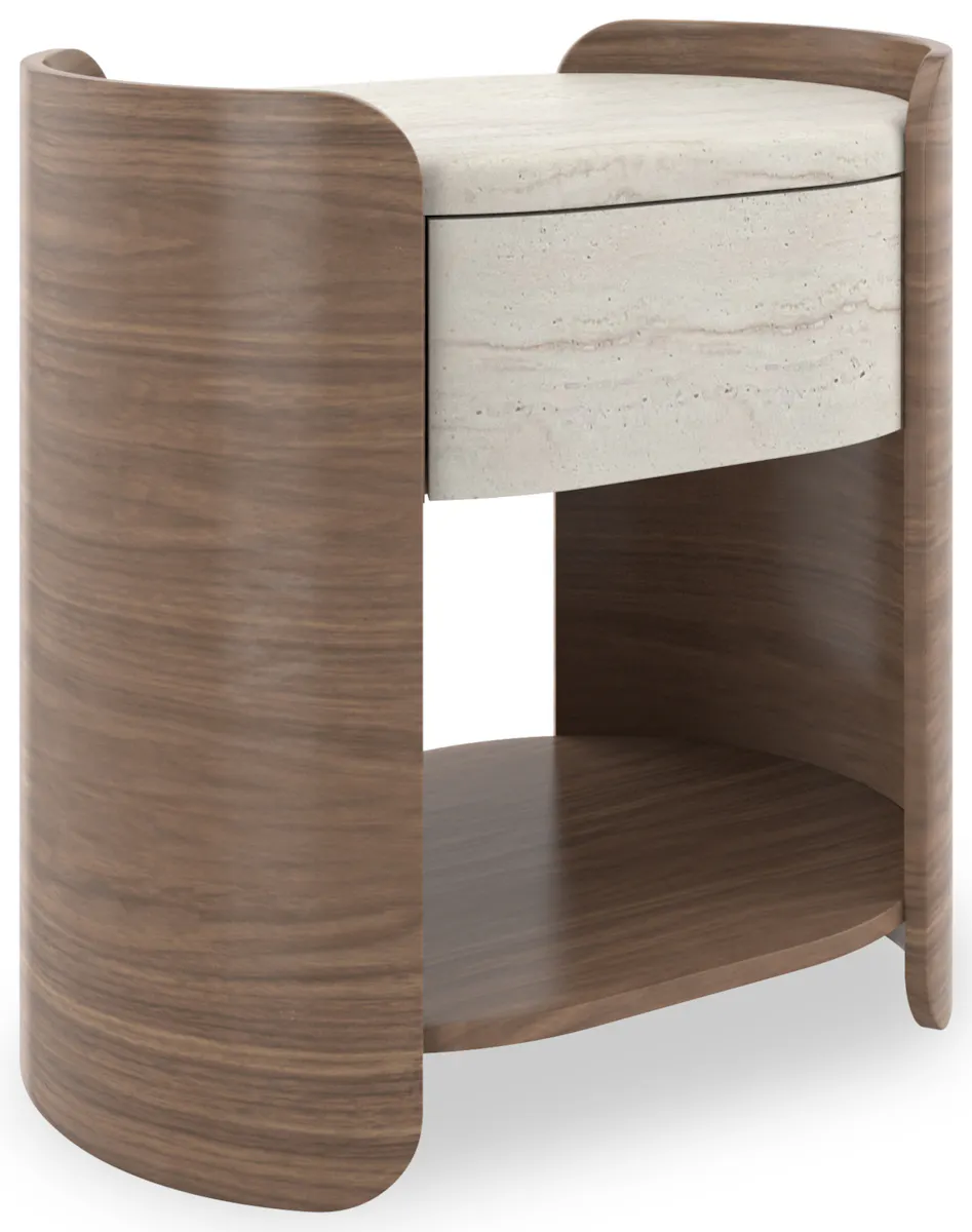 Caracole CLA-425V-0611 Fleur Open Nightstand Caracole CLA-425V-0611 Fleur Open Nightstand