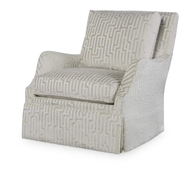 Century SG9-2136-8SK Cassidy Skirted Swivel Chair