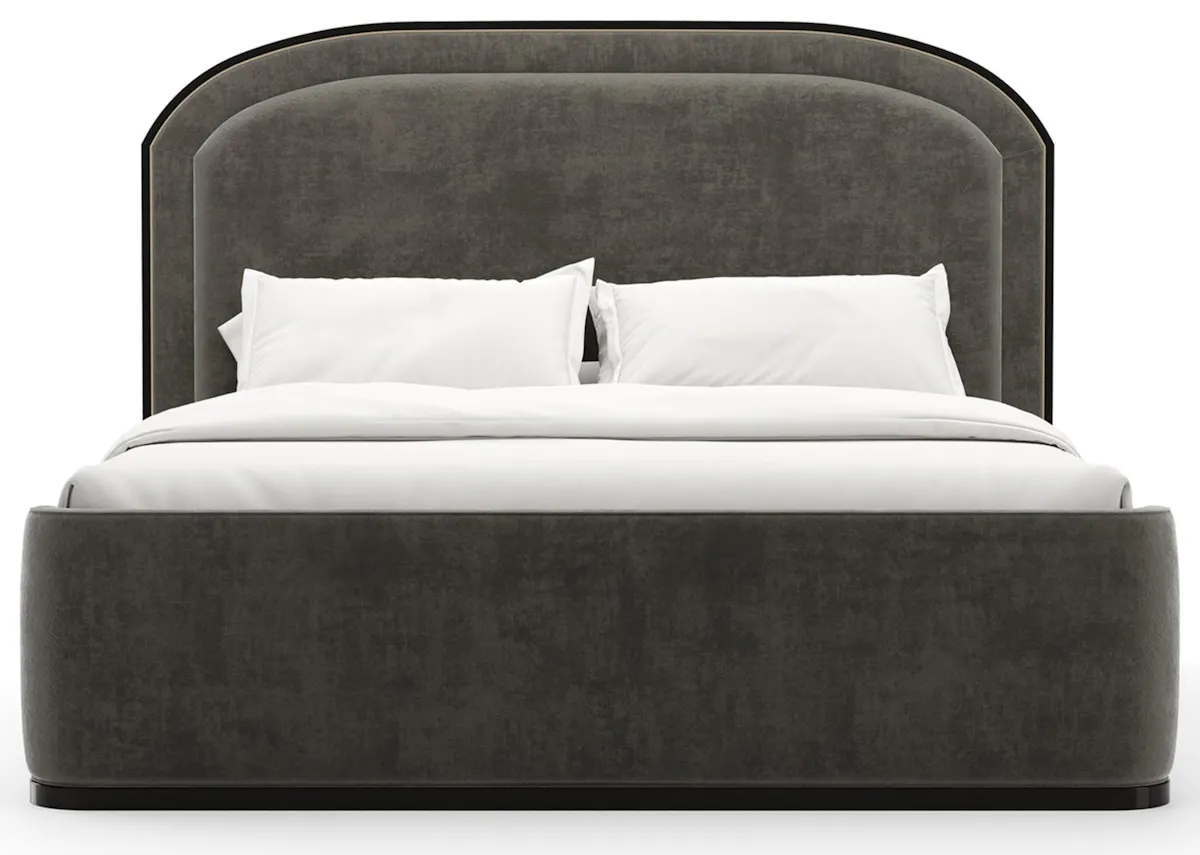 Caracole CLA-425V-125 Wanderlust Kg Bed Pewter Caracole CLA-425V-125 Wanderlust Kg Bed Pewter