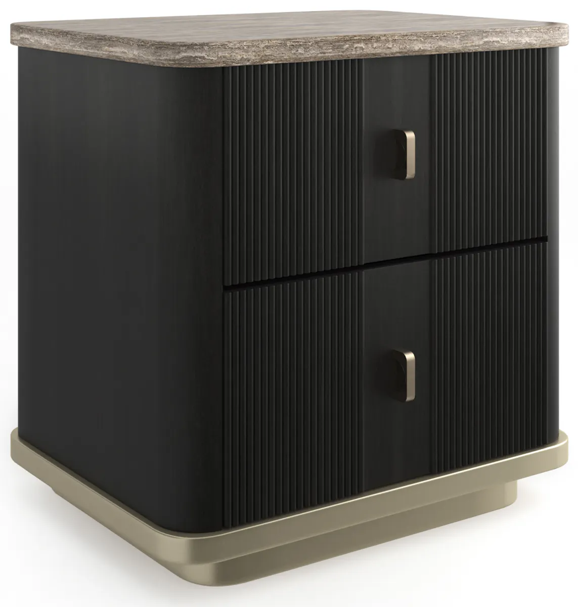 Caracole CLA-425V-061 Rhythm Small Nightstand Dark Caracole CLA-425V-061 Rhythm Small Nightstand Dark