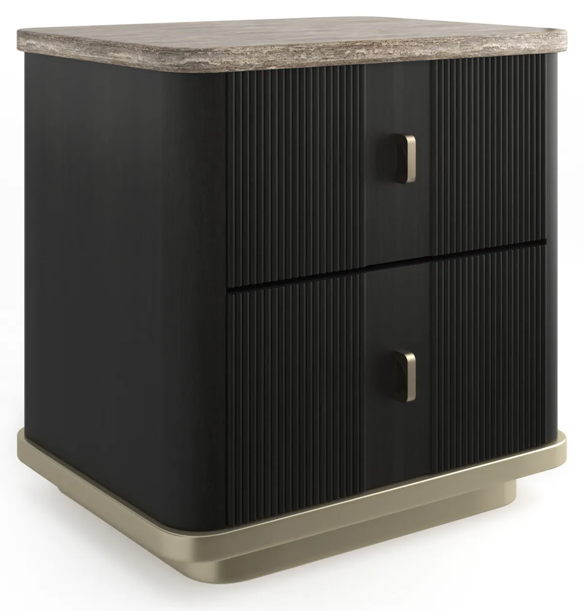 Caracole CLA-425V-061 Rhythm Small Nightstand Dark Caracole CLA-425V-061 Rhythm Small Nightstand Dark