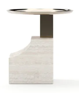 Caracole UPH-425V-WE5-4B Overlap Sectional Accent Table Light Caracole UPH-425V-WE5-4B Overlap Sectional Accent Table Light