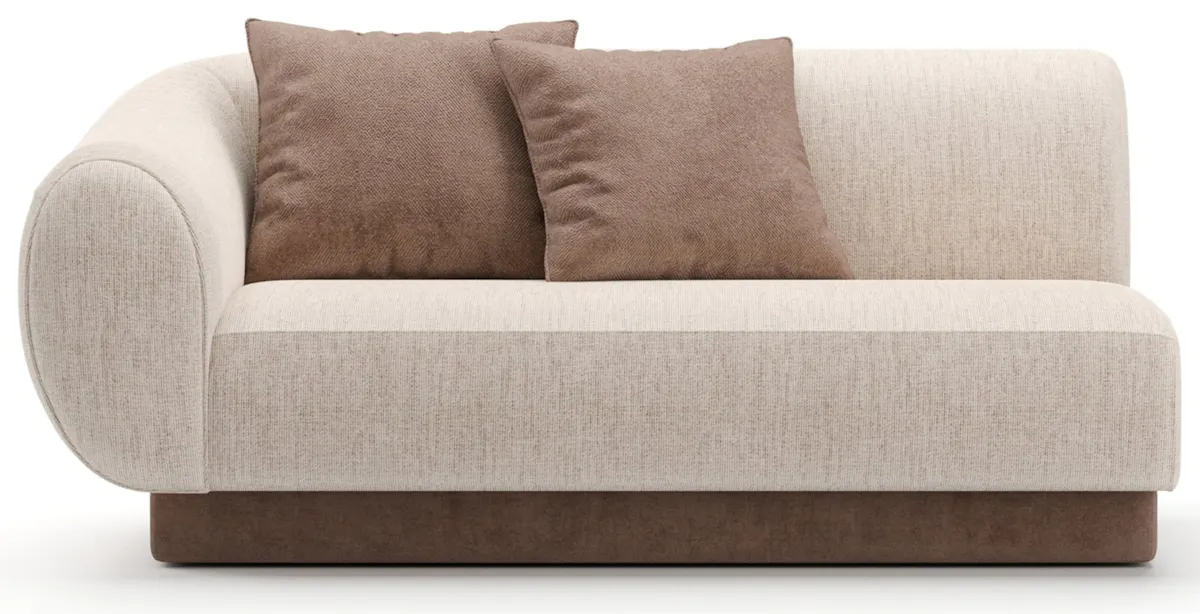 Caracole UPH-425V-RL1-A Seta RAF Loveseat Oatmeal Caracole UPH-425V-RL1-A Seta RAF Loveseat Oatmeal