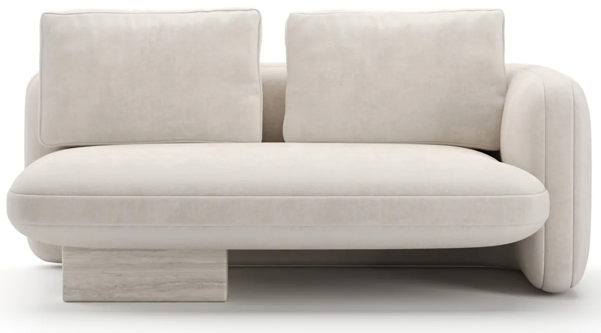 Caracole UPH-425V-RL5-B Overlap RAF Loveseat Ecru Caracole UPH-425V-RL5-B Overlap RAF Loveseat Ecru