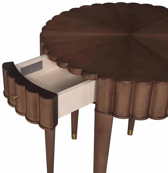 Hickory Chair HC4506-70 Scalla End Table Hickory Chair HC4506-70 Scalla End Table