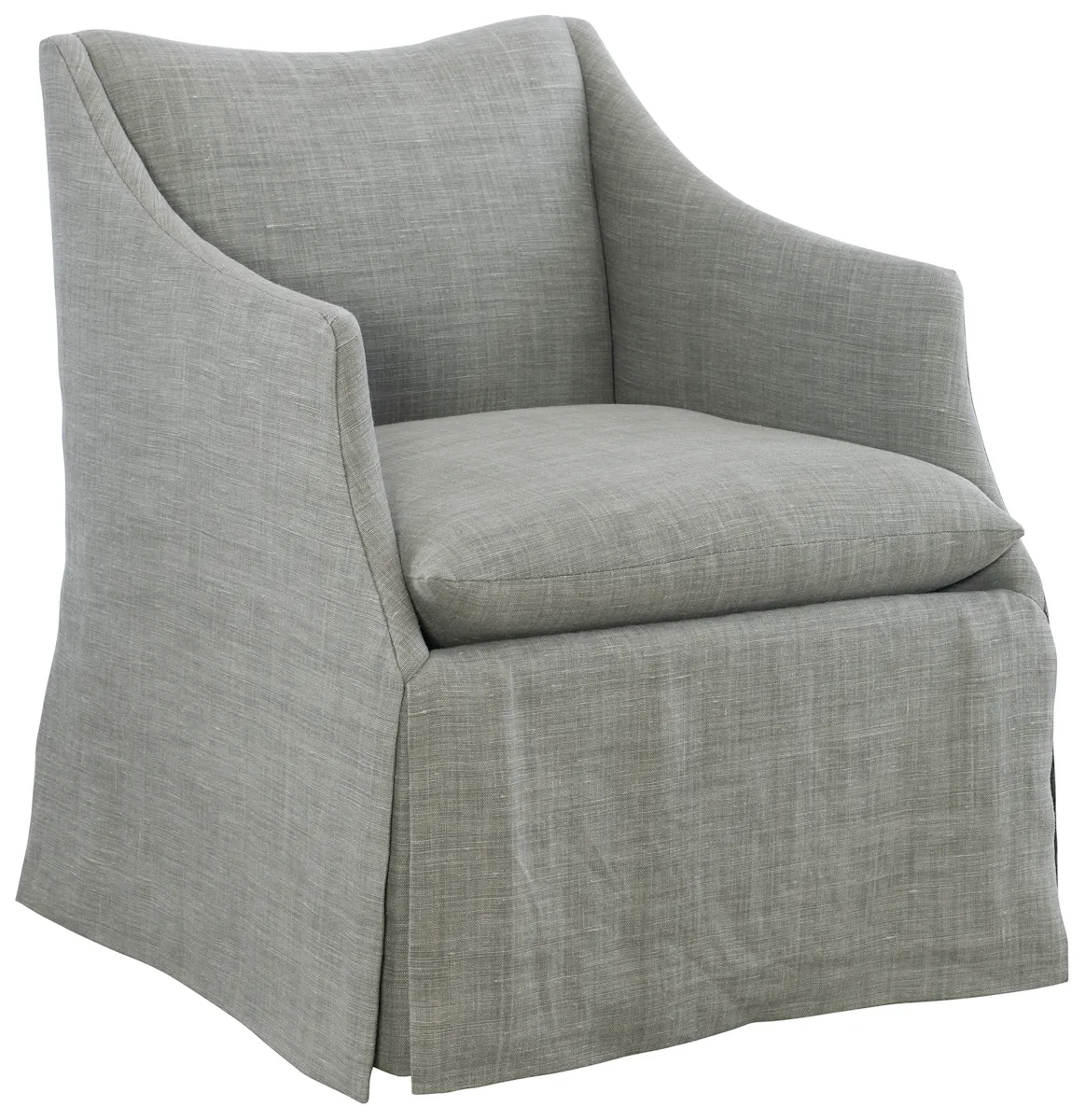 Hickory Chair HC8507-01 Oletta Skirted Dining Arm Chair Hickory Chair HC8507-01 Oletta Skirted Dining Arm Chair