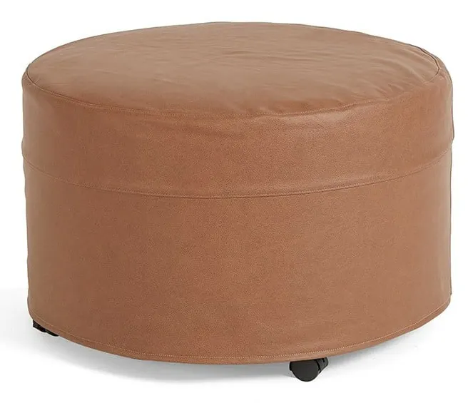 Four Seasons L-Round Ottoman ROUND LEATHER OTTOMAN Four Seasons L-Round Ottoman ROUND LEATHER OTTOMAN