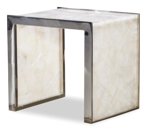 Century SF6258 Samantha Glassy Quartz Lamp Table Century SF6258 Samantha Glassy Quartz Lamp Table