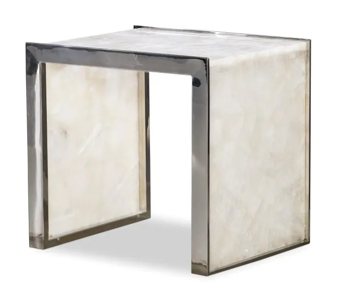 Century SF6258 Samantha Glassy Quartz Lamp Table Century SF6258 Samantha Glassy Quartz Lamp Table