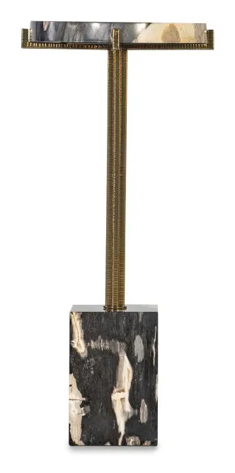 Century SF6322-V1 Acme Petrified Wood Drinks Table Century SF6322-V1 Acme Petrified Wood Drinks Table