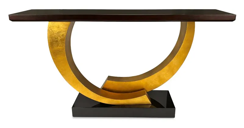 Ambella Home 07309-850-001 Halo Console Table - Gold Ambella Home 07309-850-001 Halo Console Table - Gold