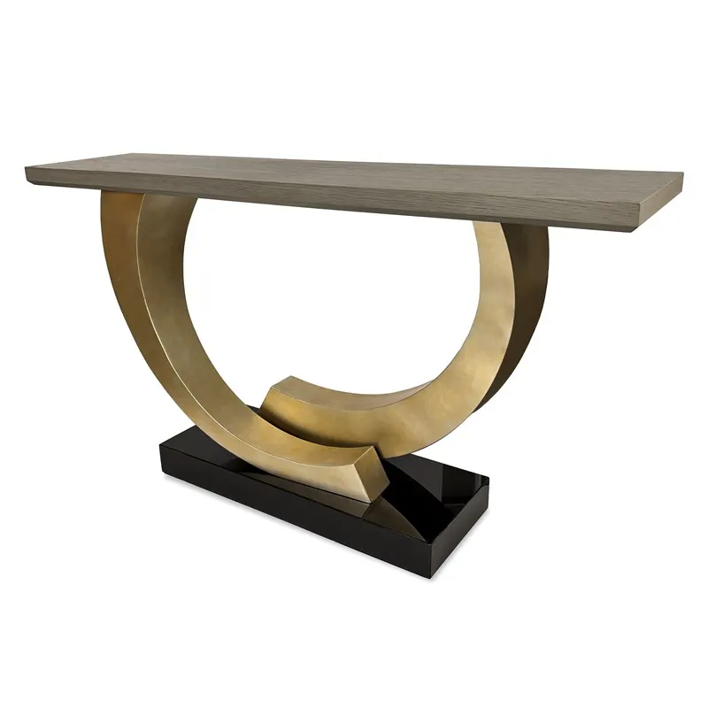 Ambella Home 07309-850-002 Halo Console Table - Silver - Hickory Park ...