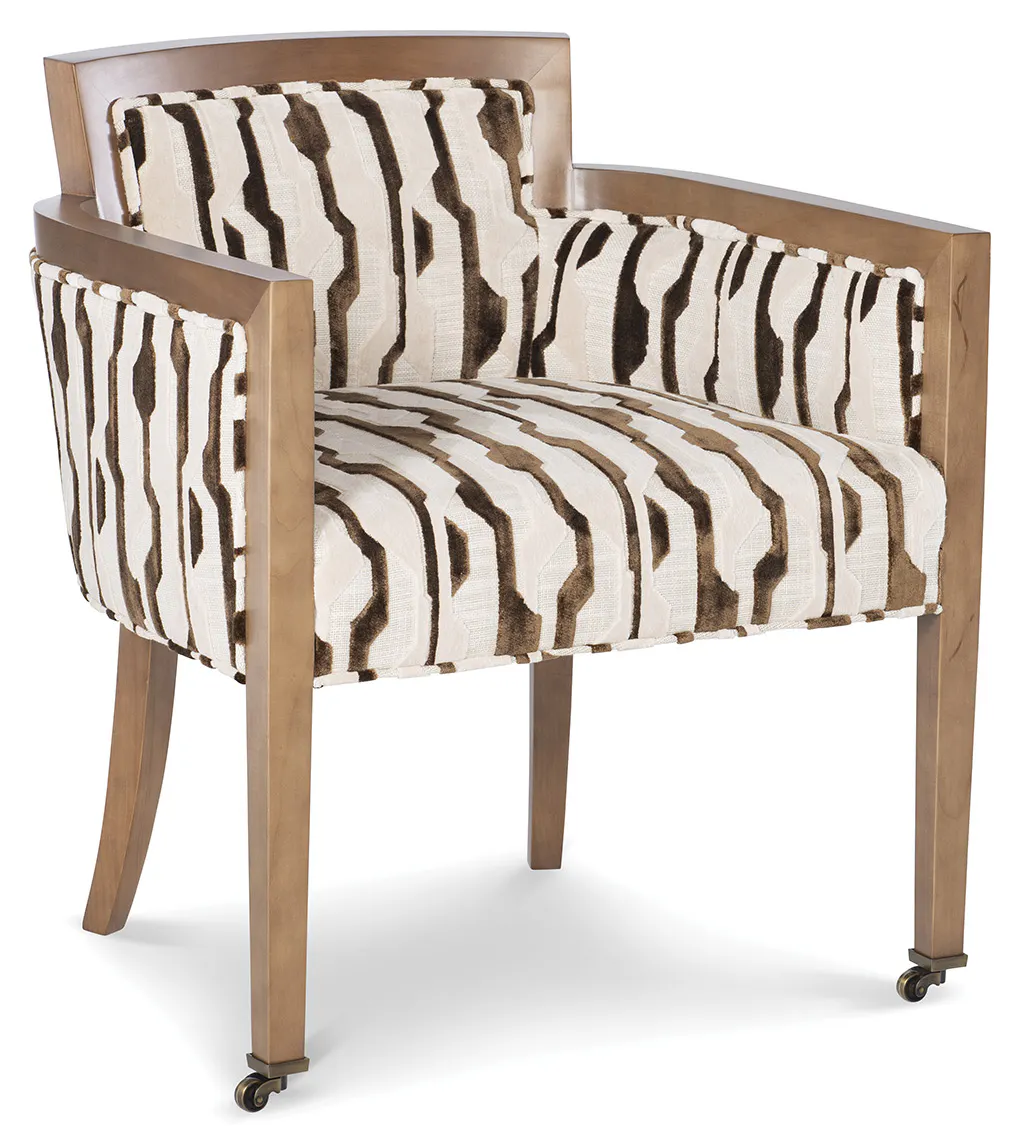 Jessica Charles 1153-C Nadia Chair With Casters Jessica Charles 1153-C Nadia Chair With Casters