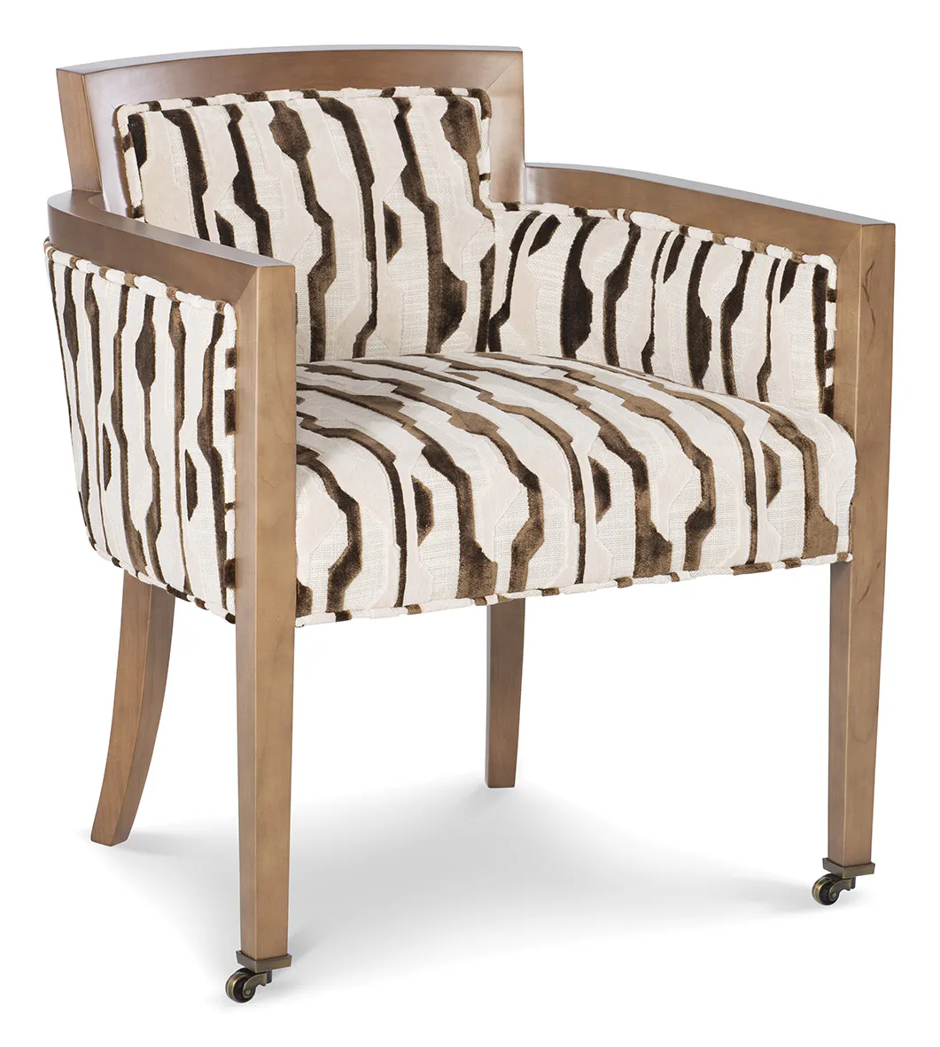 Jessica Charles 1153-C Nadia Chair With Casters Jessica Charles 1153-C Nadia Chair With Casters