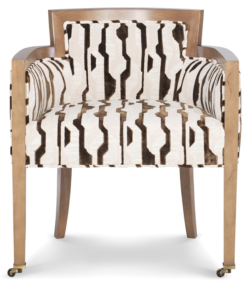 Jessica Charles 1153-C Nadia Chair With Casters Jessica Charles 1153-C Nadia Chair With Casters
