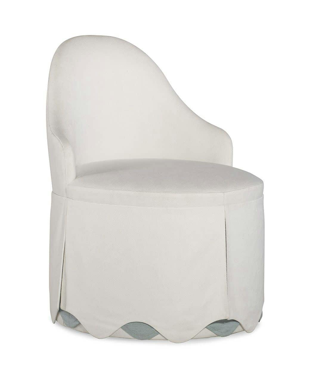 Jessica Charles 1158SK-S Emma Skirted Vanity Swivel