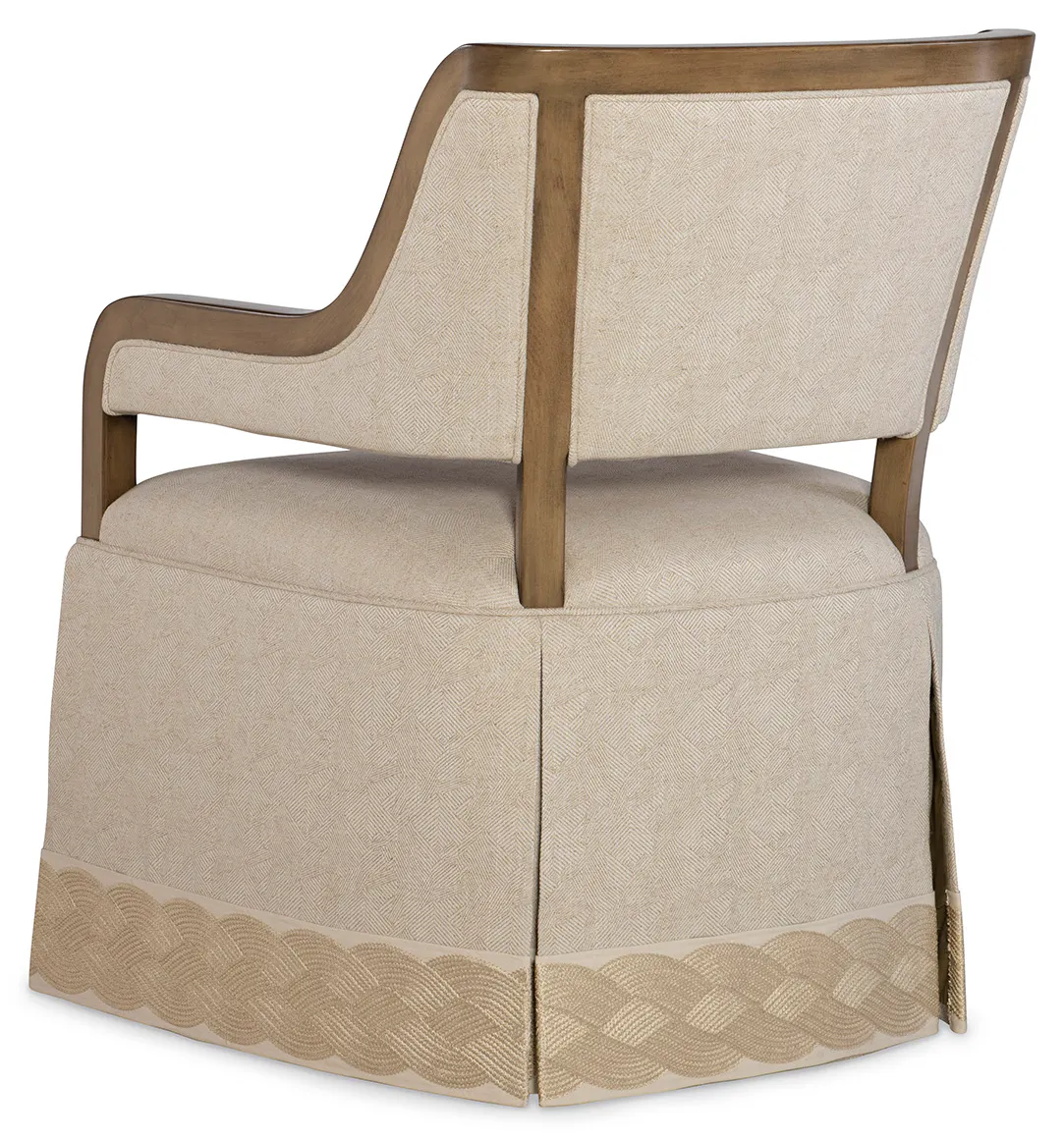 Jessica Charles 1203SK-C Merritt Skirted Dining Chair With Casters Jessica Charles 1203SK-C Merritt Skirted Dining Chair With Casters