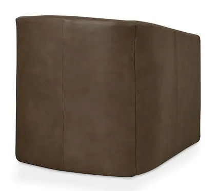 Bassett Furniture 1354-05L-7219-38 Emory Leather Barrel Swivel Chair Bassett Furniture 1354-05L-7219-38 Emory Leather Barrel Swivel Chair
