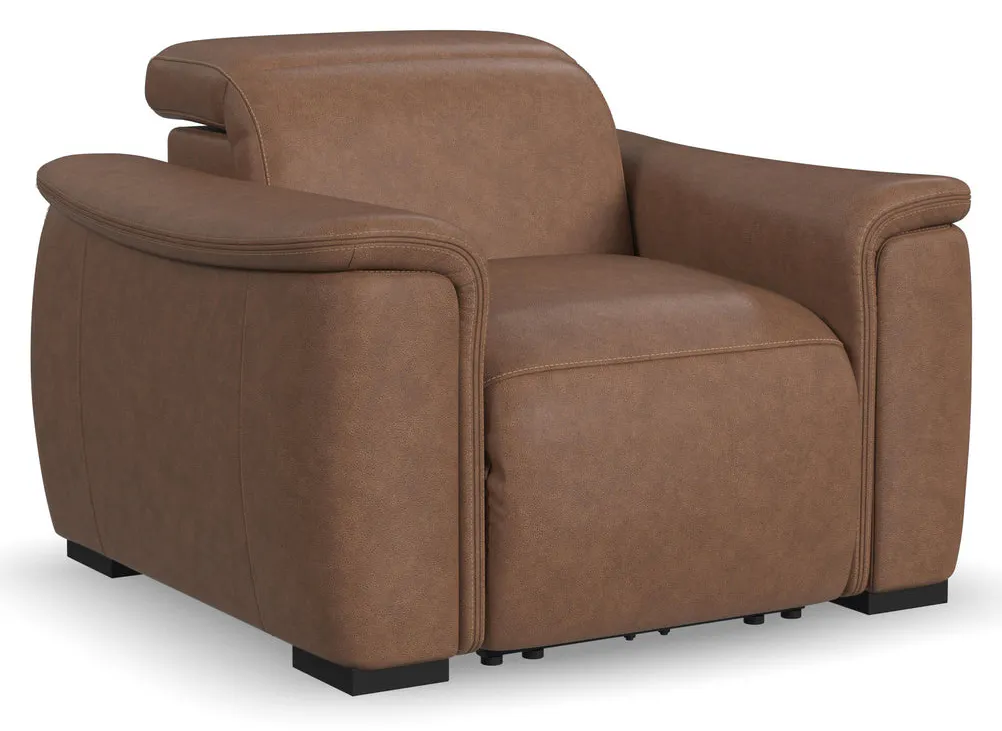 Flexsteel 1427-50PH-73272 Camden Leather Power Recliner with Power Headrest Flexsteel 1427-50PH-73272 Camden Leather Power Recliner with Power Headrest