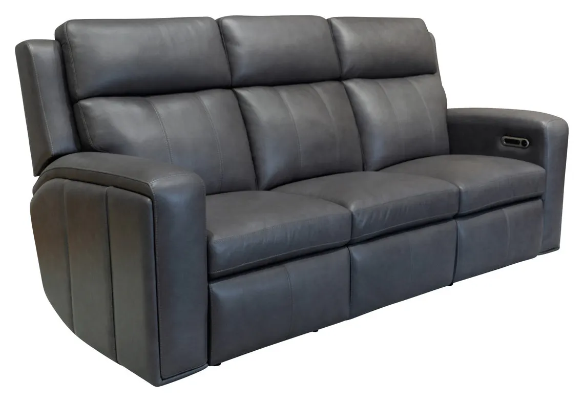 Flexsteel 1596-62PH-70502 Wyatt Leather Power Reclining Sofa with Power Headrests & Lumbar Flexsteel 1596-62PH-70502 Wyatt Leather Power Reclining Sofa with Power Headrests & Lumbar