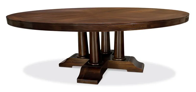 Ambella Home 17501-600-286 Positano Dining Table (86") - Semi Crown Ambella Home 17501-600-286 Positano Dining Table (86") - Semi Crown