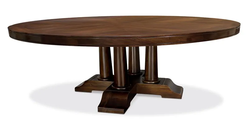 Ambella Home 17501-600-286 Positano Dining Table (86") - Semi Crown Ambella Home 17501-600-286 Positano Dining Table (86") - Semi Crown