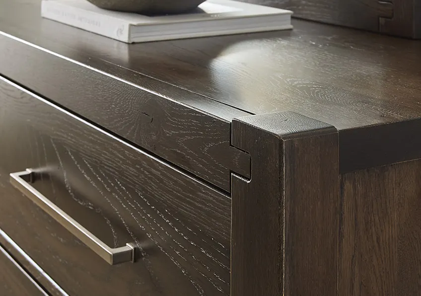 Artisan & Post 190-003 6 Drawer Dresser In Espresso Oak Artisan & Post 190-003 6 Drawer Dresser In Espresso Oak