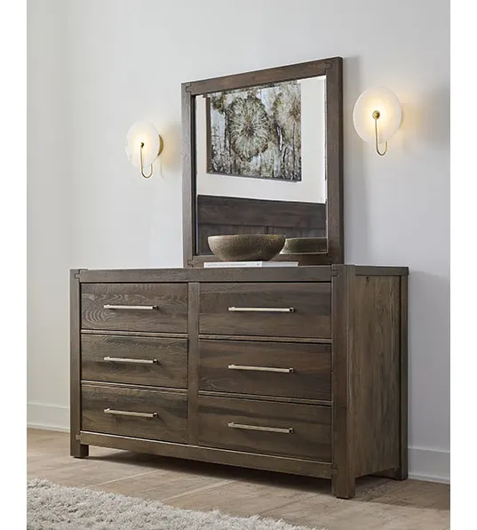 Artisan & Post 190-446 Landscape Mirror In Expresso Oak Artisan & Post 190-446 Landscape Mirror In Expresso Oak