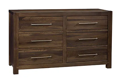 Artisan & Post 190-003 6 Drawer Dresser In Espresso Oak Artisan & Post 190-003 6 Drawer Dresser In Espresso Oak