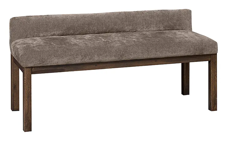 Artisan & Post 190-080X Brindle Grey Uph Bench In Expresso Oak Artisan & Post 190-080X Brindle Grey Uph Bench In Expresso Oak