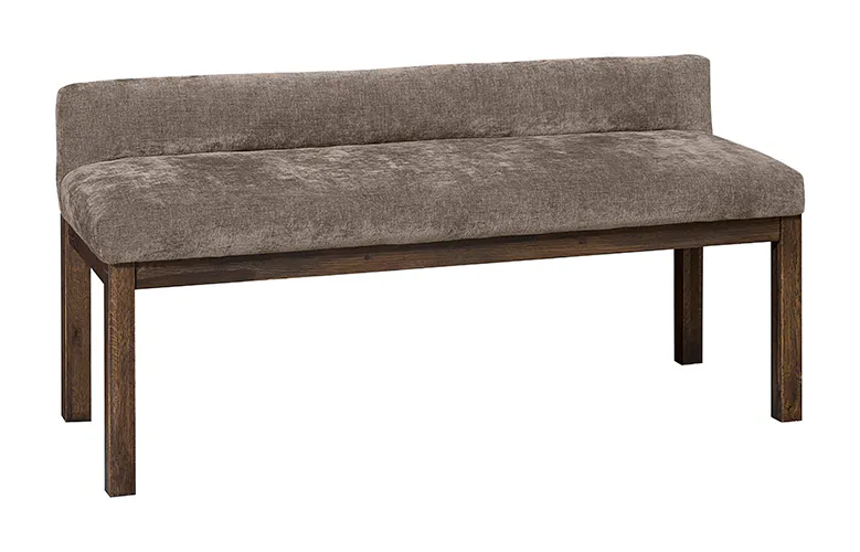 Artisan & Post 190-080X Brindle Grey Uph Bench In Expresso Oak Artisan & Post 190-080X Brindle Grey Uph Bench In Expresso Oak