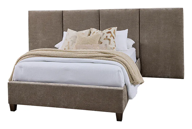 Artisan and Post 194-551X-155X-822X-404-444X Brindle Grey Queen Upholstered Wallbed In Washed White Oak Artisan and Post 194-551X-155X-822X-404-444X Brindle Grey Queen Upholstered Wallbed In Washed White Oak