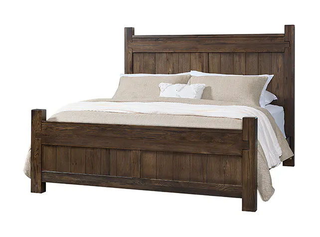 Artisan & Post 190-557-755-922 Queen Poster Bed In Espresso Oak Artisan & Post 190-557-755-922 Queen Poster Bed In Espresso Oak
