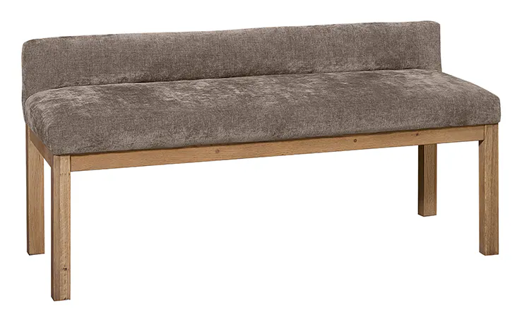 Artisan & Post 192-080X Brindle Grey Uph Bench In Natural Oak Artisan & Post 192-080X Brindle Grey Uph Bench In Natural Oak