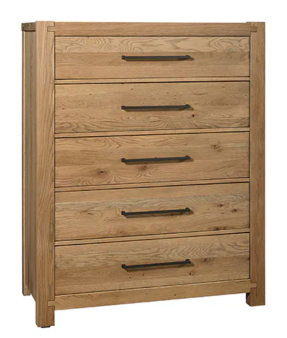 Artisan & Post 192-115 5 Drawer Chest In Natural Oak Artisan & Post 192-115 5 Drawer Chest In Natural Oak