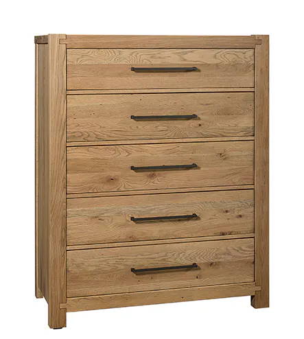 Artisan & Post 192-115 5 Drawer Chest In Natural Oak Artisan & Post 192-115 5 Drawer Chest In Natural Oak