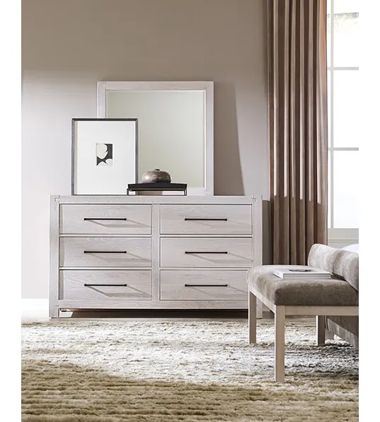 Artisan & Post 192-446 Landscape Mirror In Washed White Oak Artisan & Post 192-446 Landscape Mirror In Washed White Oak