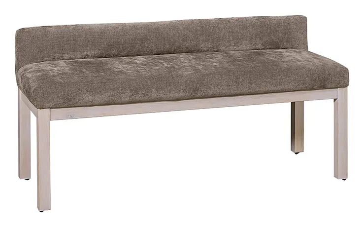 Artisan & Post 194-080X Brindle Grey Uph Bench In Washed White Oak Artisan & Post 194-080X Brindle Grey Uph Bench In Washed White Oak
