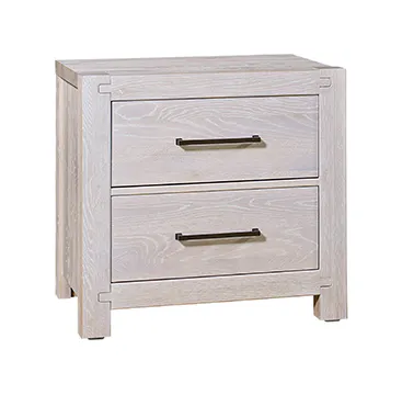 Artisan & Post 194-227 2 Drawer Nightstand In Washed White Oak Artisan & Post 194-227 2 Drawer Nightstand In Washed White Oak