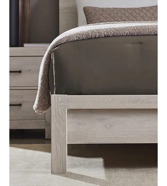 Artisan & Post 194-669-966-944-MS2 Cal King Plank Bed In Washed White Oak Artisan & Post 194-669-966-944-MS2 Cal King Plank Bed In Washed White Oak