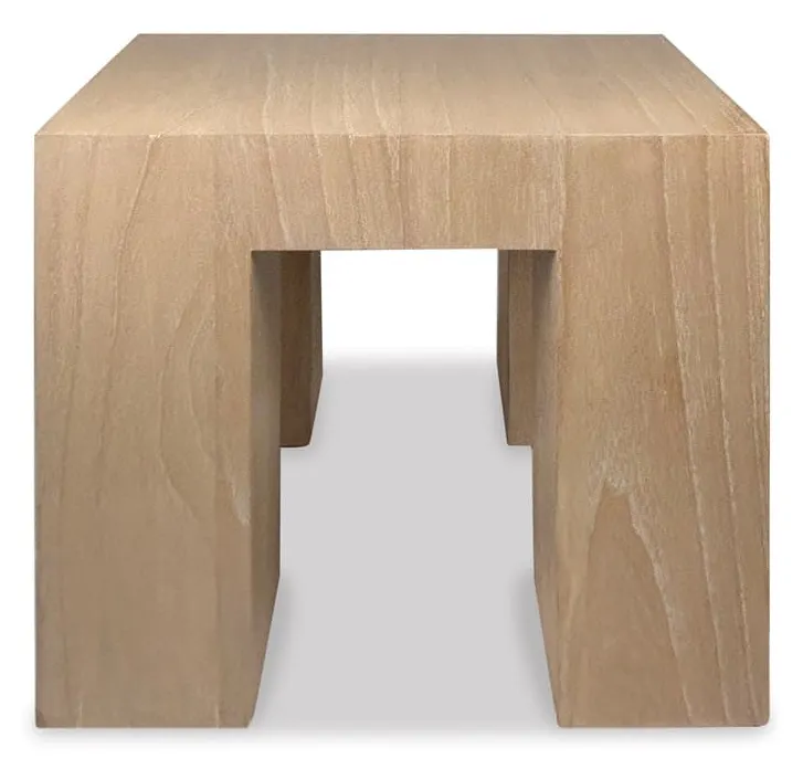 Ambella Home 27184-900-001 Magnus End Table - Blanca Ambella Home 27184-900-001 Magnus End Table - Blanca