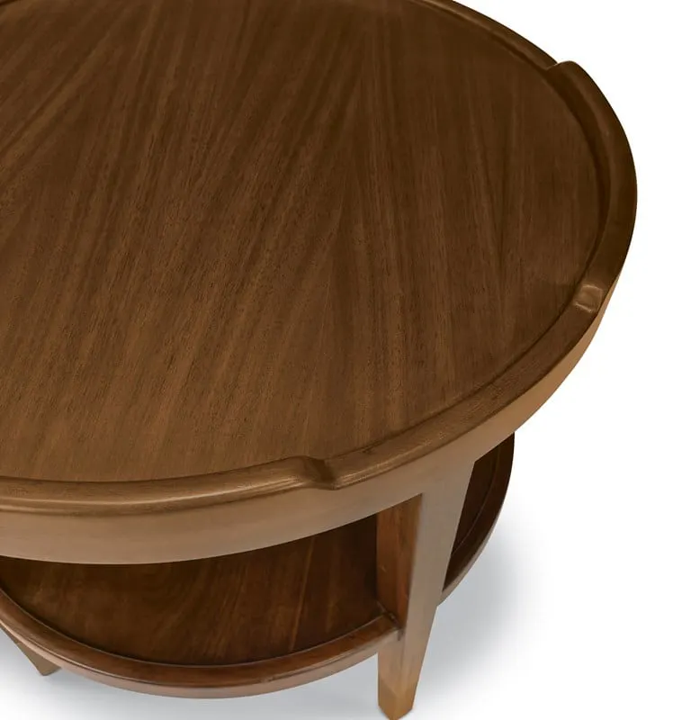Ambella Home 27192-900-001 Crenellated Round End Table Ambella Home 27192-900-001 Crenellated Round End Table